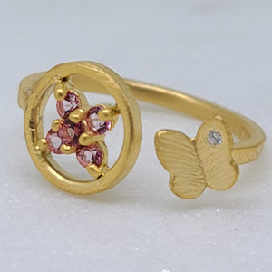 Buttefly Circle Ring