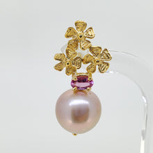 Load image into Gallery viewer, Pink Akoya Pearl Earrings
