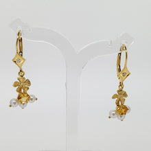 Load image into Gallery viewer, Flower Pearls Earrings
