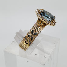 Load image into Gallery viewer, London Blue Topaz  Diamond Ring
