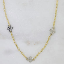 Load image into Gallery viewer, Handnade By The Yard Platinum &amp; 18k Gold Necklace
