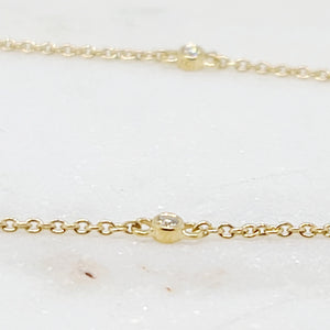 By The Yard Diamond Necklace