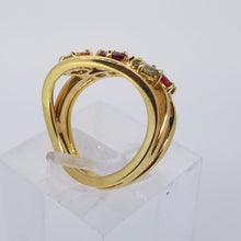 Load image into Gallery viewer, Mutli-Color Sapphire Ring
